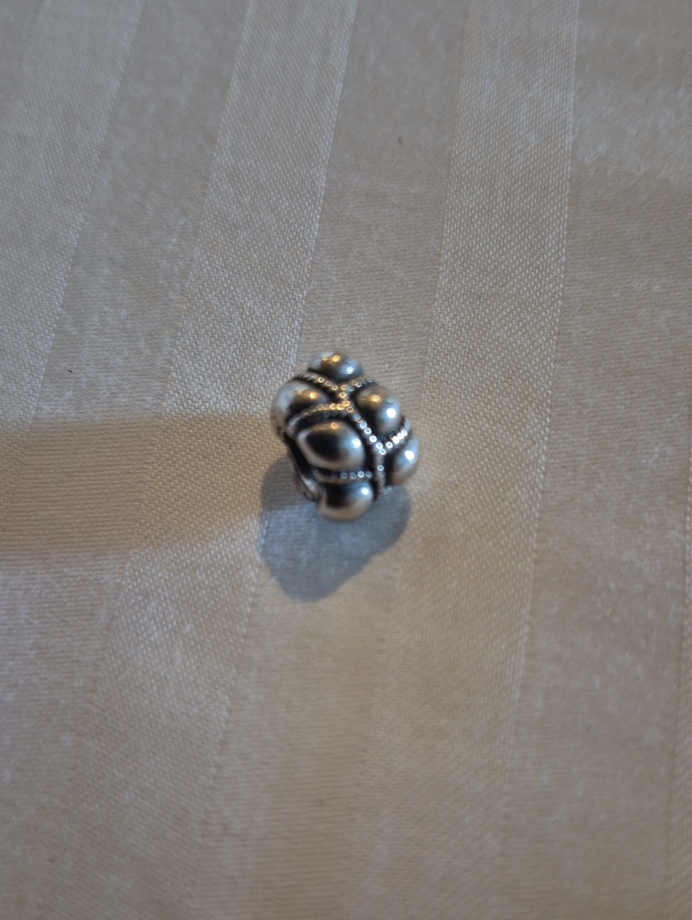Pandora Vintage Journey Beaded Silver Charm